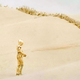 C-3PO wanders past the skeletal remains of a Krayt Dragon into the deserts of Tatooine in Star Wars: A New Hope.